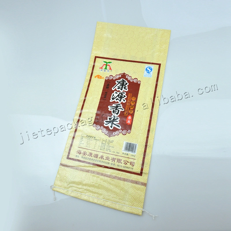 New pp woven rice packing bag with transparent window,rice bag size 10kg