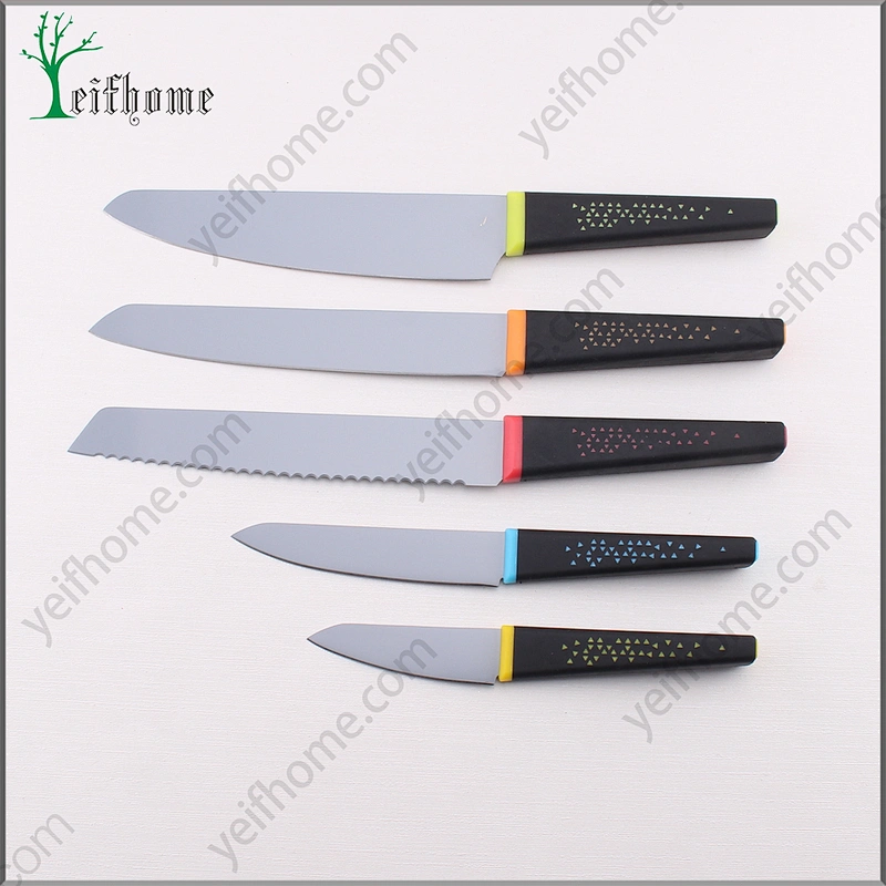 5Pcs Eco-Friendly Non-stick Coating Knives Set