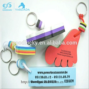 Floating eva key chain giveaway gift custom printed logo