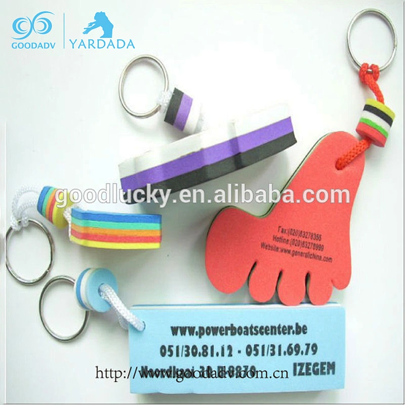 Floating eva key chain giveaway gift custom printed logo