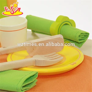 Juguetes de cocina de madera para niños no tóxicos W10B079