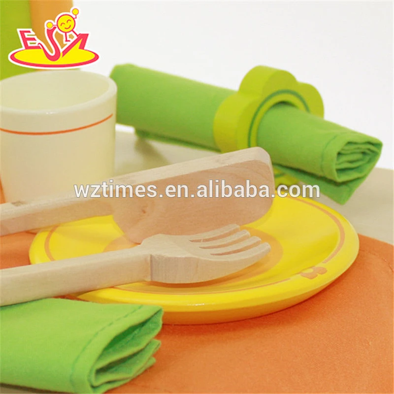 Juguetes de cocina de madera para niños no tóxicos W10B079
