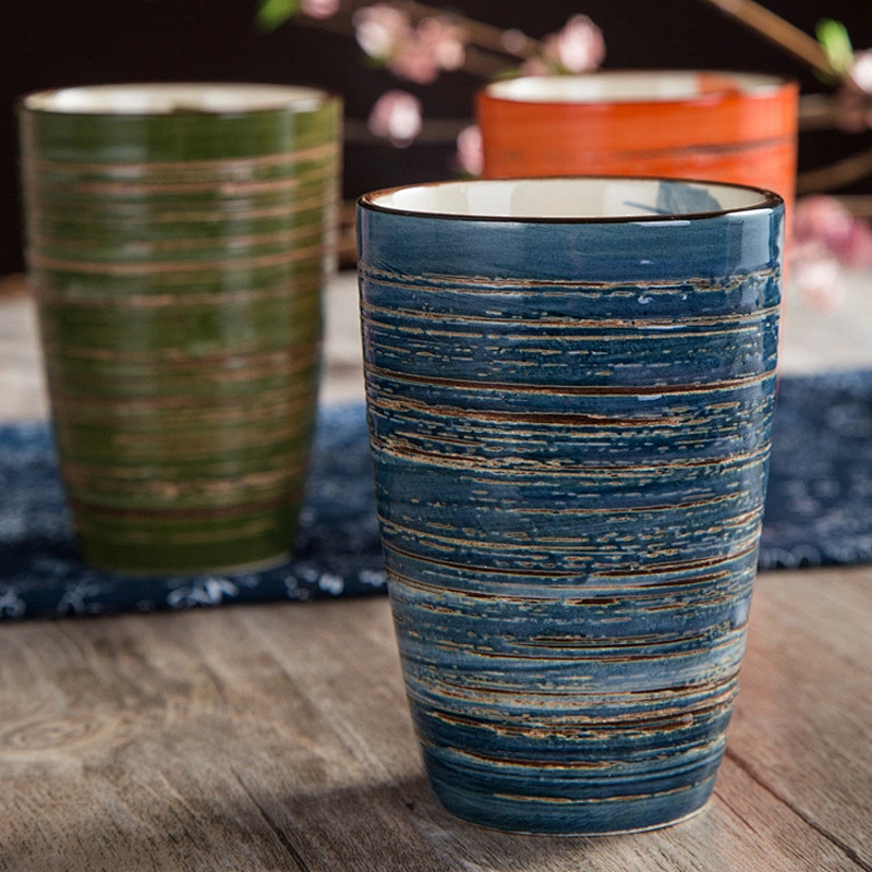 Ceramic Tea Cup Set Creative Japanese and Korean Style Cold Water Kettle Set Coffee Milk Cup