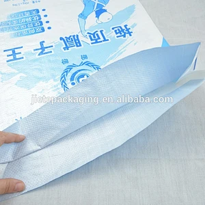 Clear PP woven bags printing custom design cement, putty bag