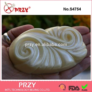 S4754 3D Cloud Lemon Buttercream Cocoa Butter Soap Mold Silicone Molds
