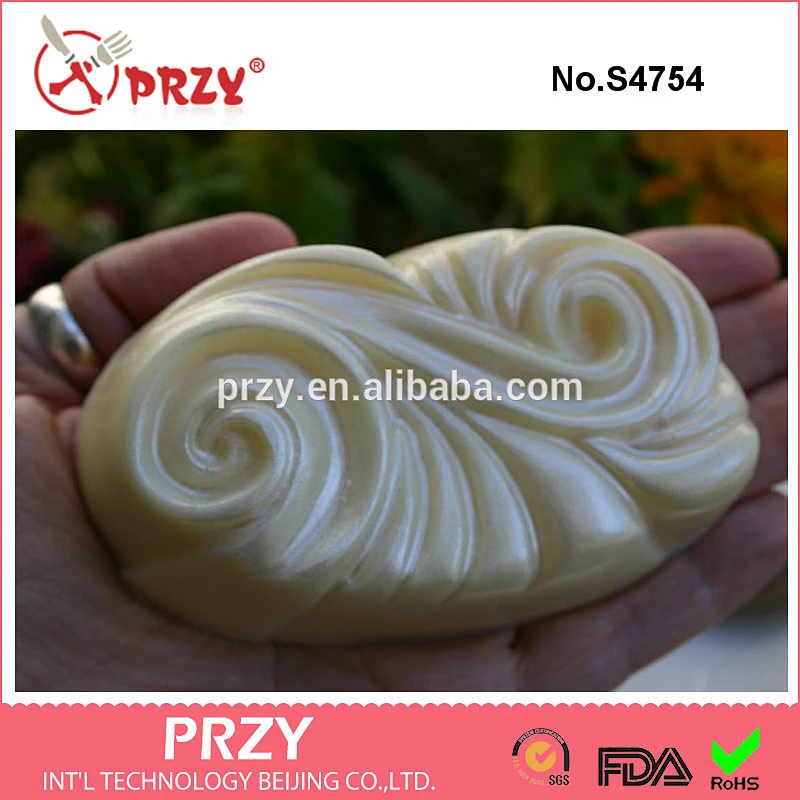 S4754 3D Cloud Lemon Buttercream Cocoa Butter Soap Mold Silicone Molds