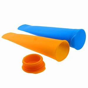 Push Up Silicone Ice Lolly Cream Pop Maker Popsicle Mould Kitchen Kit Brand New
