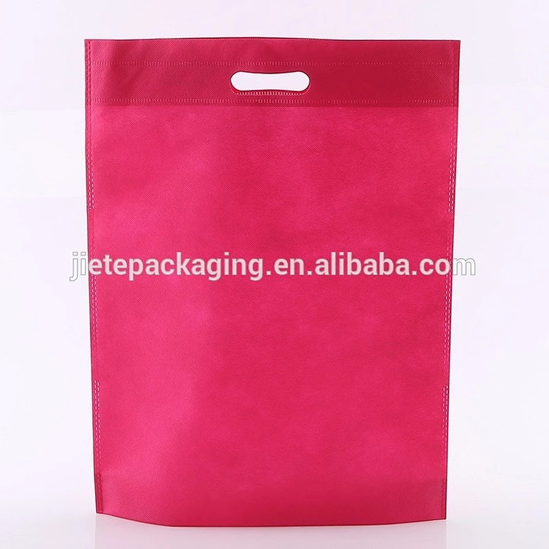 plain promotional colorful PP non woven fabric bag for shopping