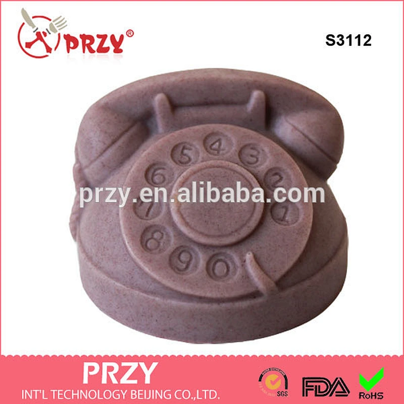 S3112 Vintage Telephone Silicone Soap Mold