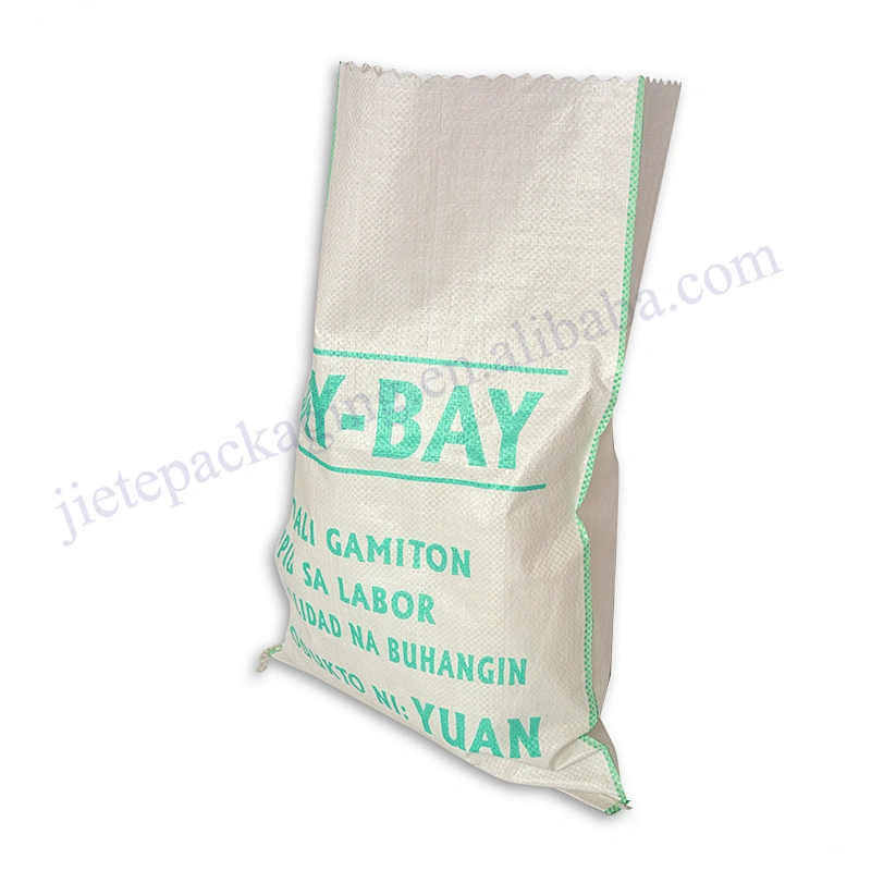 White polypropylene pp woven striped bag for packing sand,seed,flour,cement,construction waste