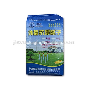 color printed bopp or matte laminated moisture proof cement, putty bags with valve port in packaging