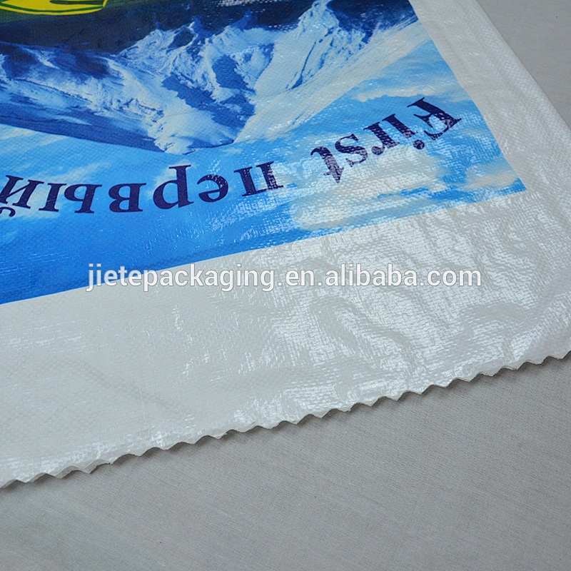 white PP woven bag waterproof pouch for packing rice