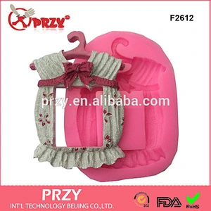 F2612 Classical Frame with Lovely Flower Border Decorations and Cake Chocolate Mold for the Kitchen Baking Sugarcraft Tool