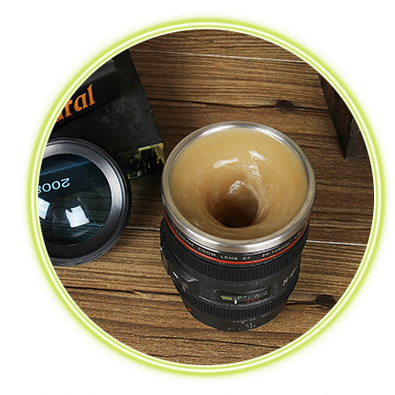 2017 OEM Best quality SS automatic mixing coffee cup self stirring mug for home gift