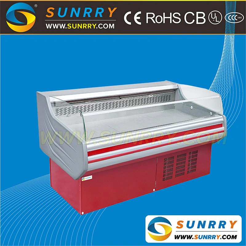 Hot sale supermarket refrigerator for fresh meat refrigerated showcase (SUNRRY SY-FMS2500W)