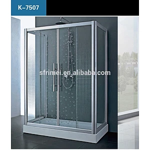 Bathroom Acrylic Tray Two Folding Doors Shower Room Cabin