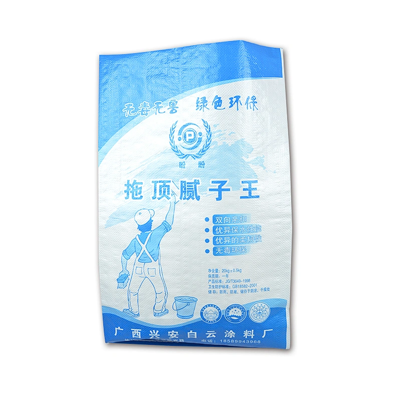 Construction use 20kg valve pp cement woven bags