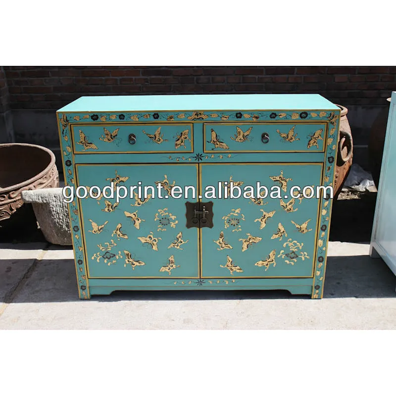 chinese antique furniture 2 door cabinet