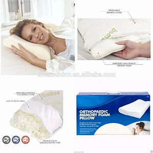 Bamboo Fiber Pillow Slow Rebound Health Care Memory Foam Pillow