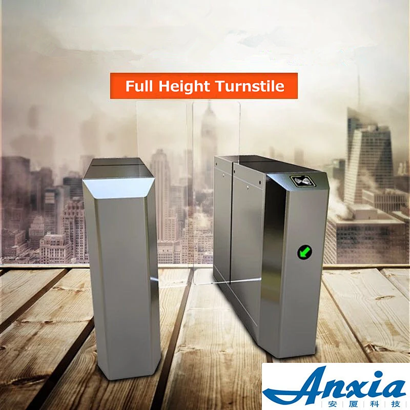 Public Use RFID Card Reader Entrance And Exit Turnstile