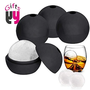 Whiskey ice ball BPA free silicone ice ball maker molds