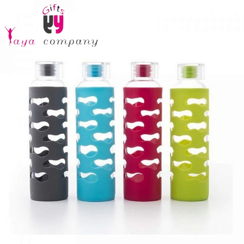 Eco-friendly reusable custom silicone bottle sleeve manufacturer cup case silicone coffee Cup set