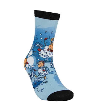 High Technique Printing  Style Women Fashion 3d Funny Christmas Socks