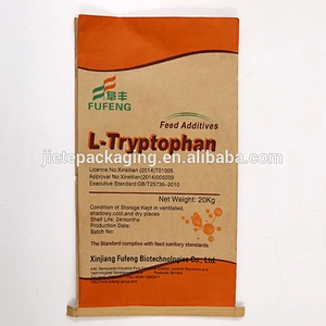 High quality paper-plastic compound bags 20kg for packing feed additive