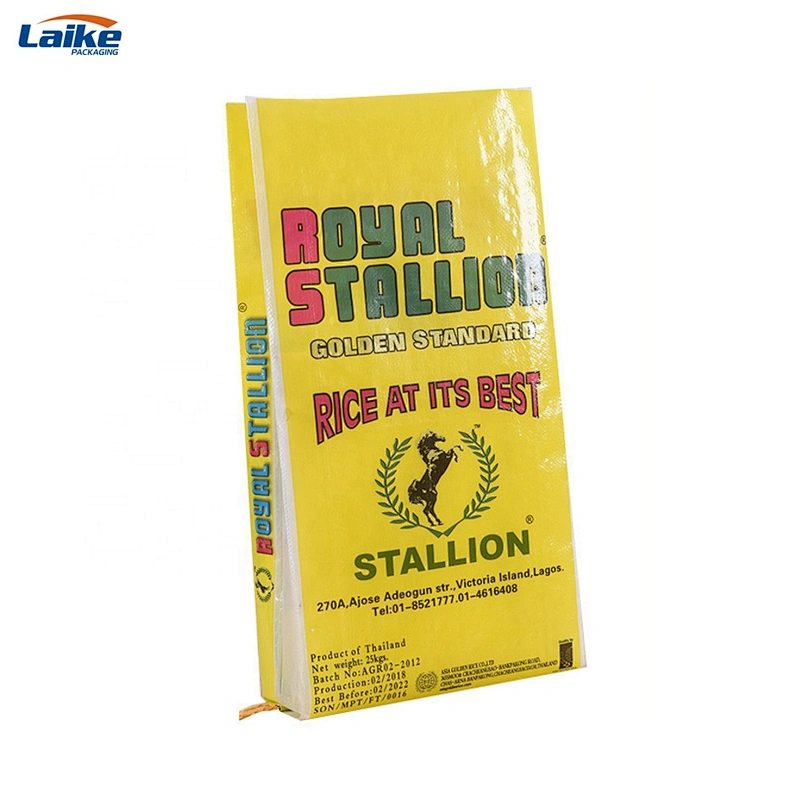 High quality 1kg 2kg 5kg plastic rice packing rice bags