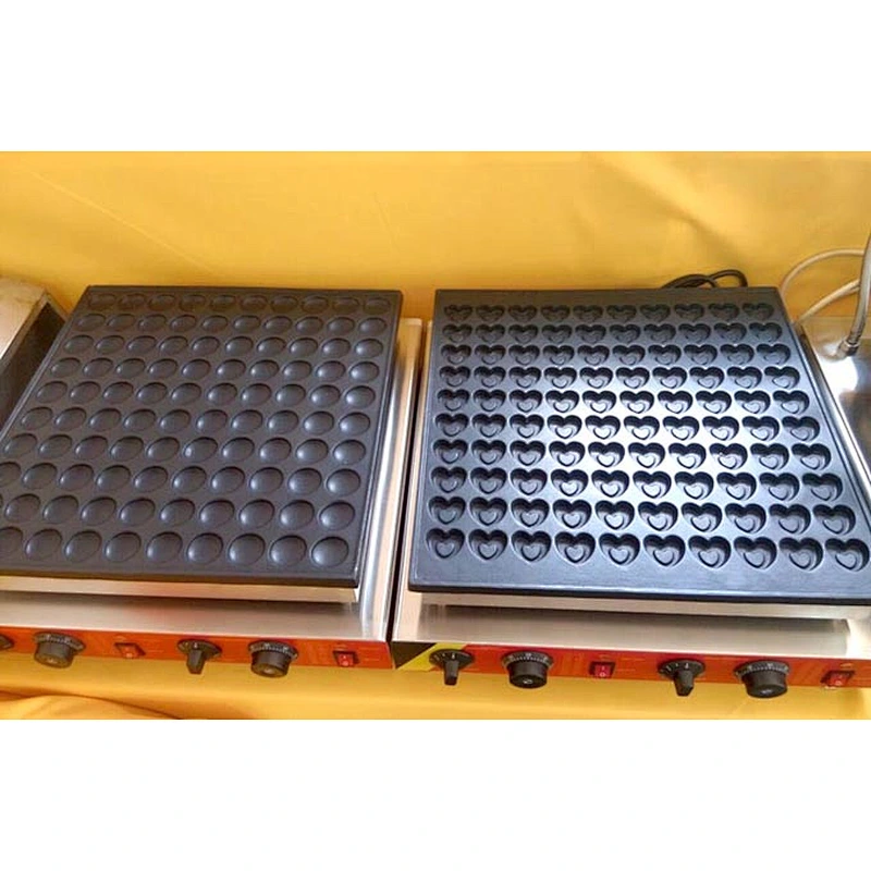 2018 Hot Sell Single Plate 50 Pcs Electric Poffertjes Grill Maker and Poffertjes Baker