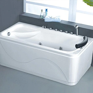 China Supplier Whirlpool Massage Bathtub Adult portable with Pillow