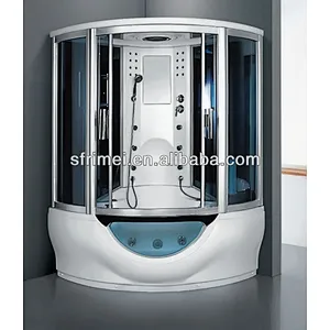 K-7036 Aluminium Glass Door Design Walk In Lowes Shower Steam Enclosures With Water Massage
