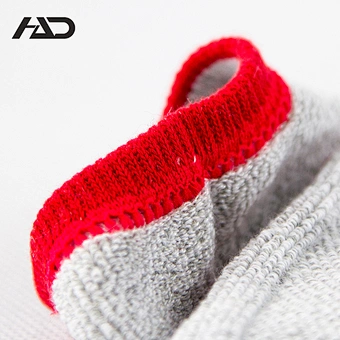 cotton non slip jacquard half terry sport socks