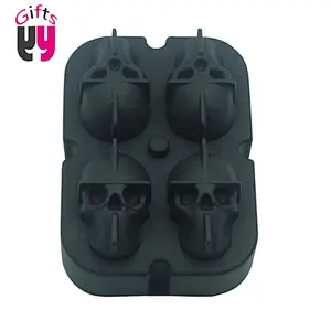 Kitchen Accessories Ice Cube Tray 4-Cavity DIY Ice Maker Silicone Mold