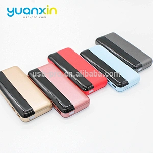 10000mah gold silver gray and red Color Metal Mobile Power Bank