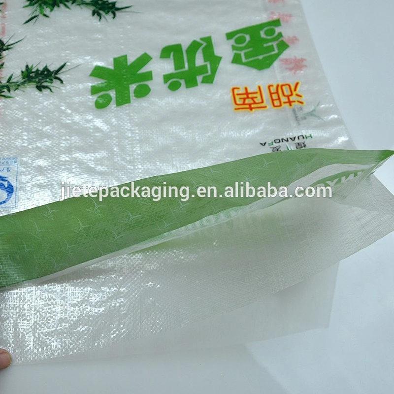 customized pp woven bag plastic material for packing food, rice, sugar, chemical