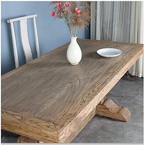 2018 wholesale furniture china reclaimed wood furniture rustic wood dining table outdoor dining table