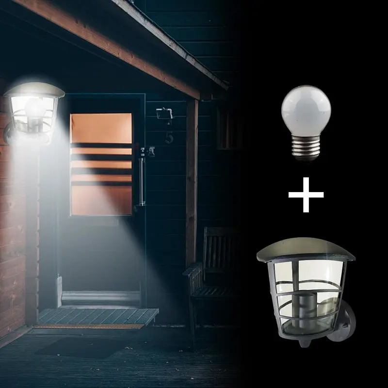 60W Palace light energy saving lamp aluminium die casting body floodlight clear PC diffuser IP44
