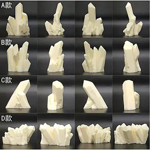 Silica gel 3D Silicone cake molds candy mould crystal icicle 4 shape aroma stone moulds