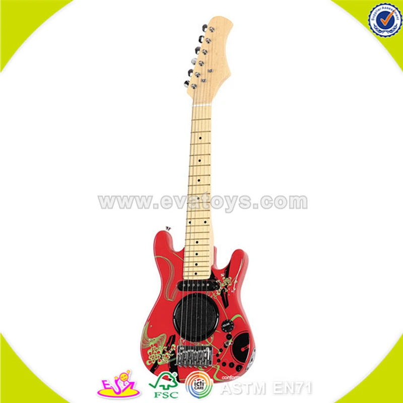 wholesale baby wooden toy guitar hot sale wooden toy guitar W07H013