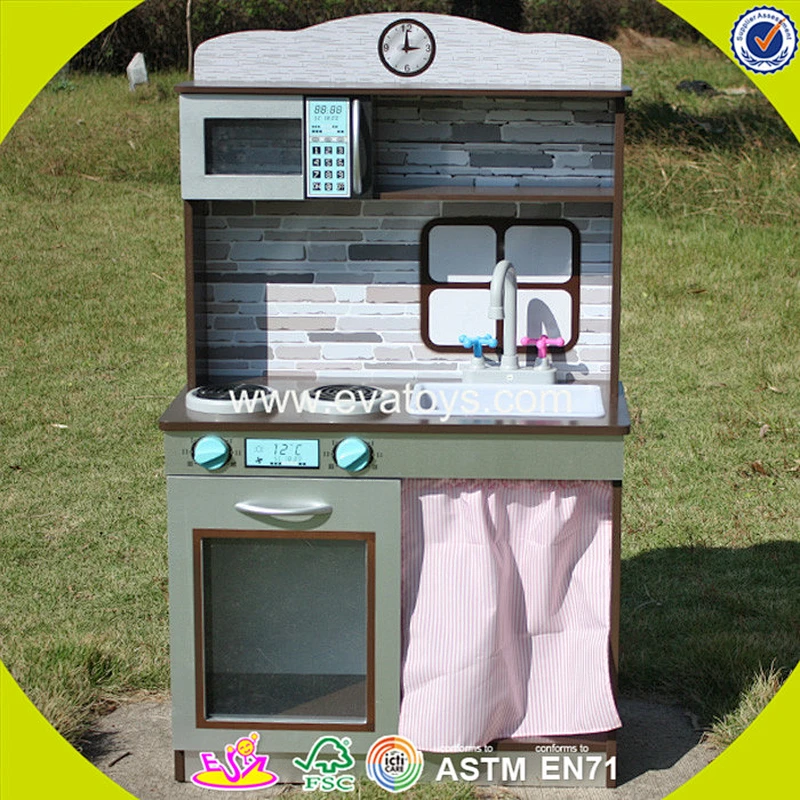 wholesale wooden kids kitchen toy role play wooden kids kitchen toy fashion wooden kids kitchen toy W10C171
