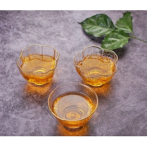Handmade Glass Tea Cup with Handle Double Wall Glass Coffee Tea Beer Glass Cup