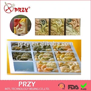 9 Cavity Wave silicone mold,silicone tray mold, Silicone wavy molds