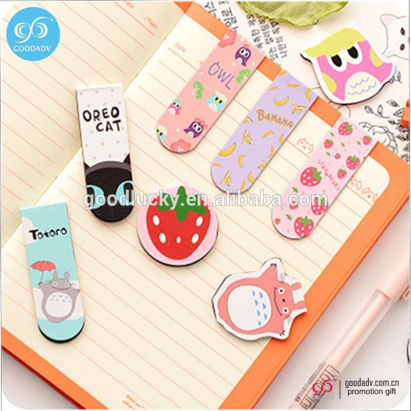 Customized logo folding magnetic bookmark