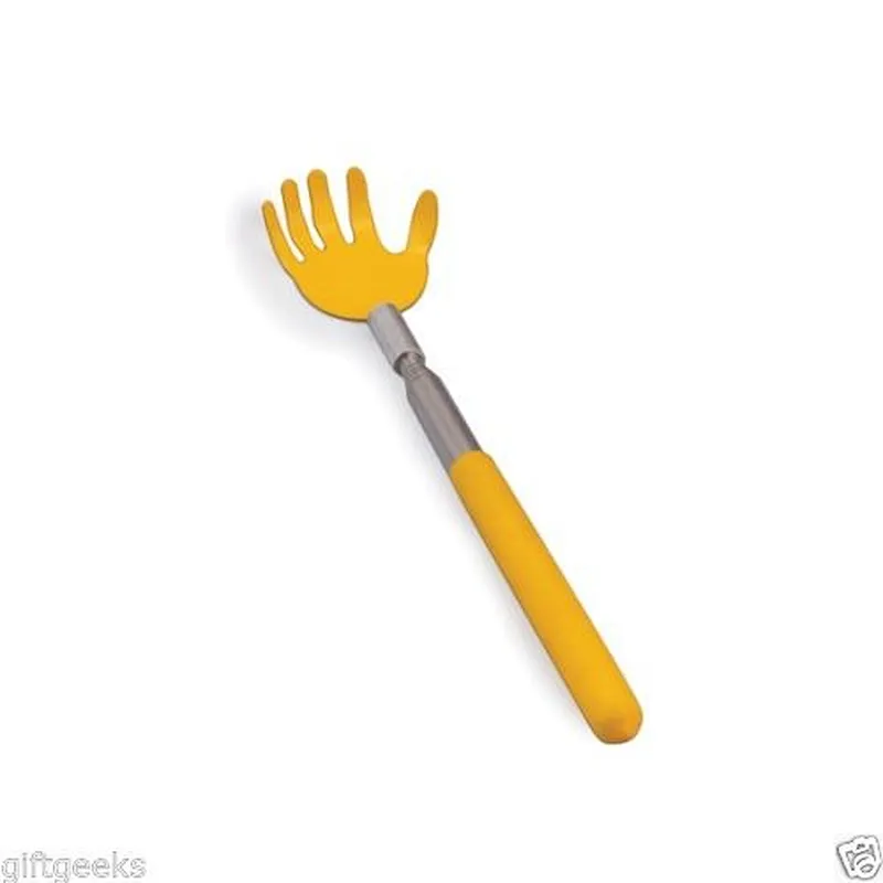 Good quality!!! Handheld Adjustable Colorful Hand Shape Non-slip Handle Back Scratcher