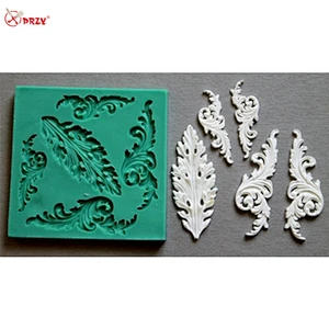 2018 Fondant ornament forms Silicone Cake decorating Moulds Fondant Cookie molds