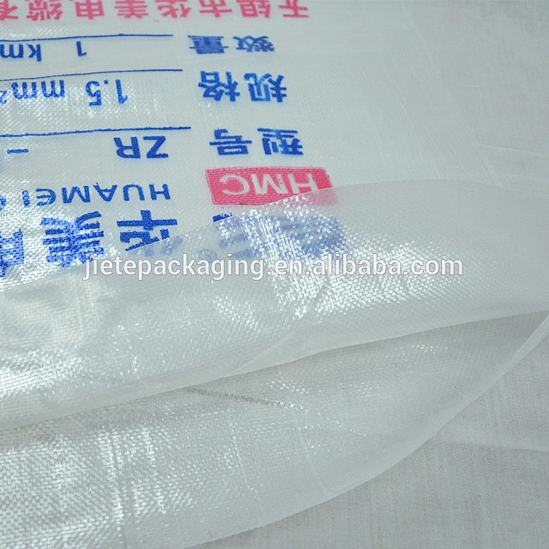 Sell well bopp laminated transparent plastic pp woven packaging bag industrial use