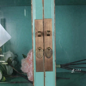 chinese antique lacquer wooden storage bookcase furniture with clear glass door