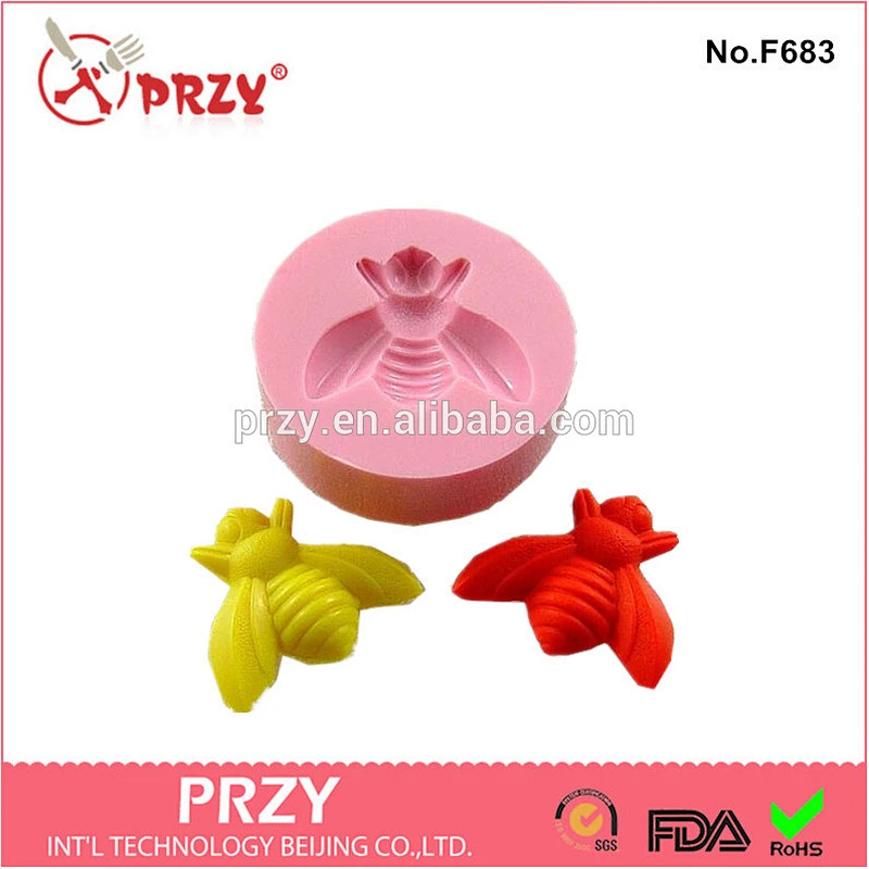 Bee Mold Mould Flexible Silicone Mold Fondant