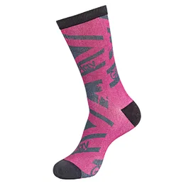 Daily Logo Custom 3D Digital Print Fashion Dress Bamboo Yarn Soft High Socks